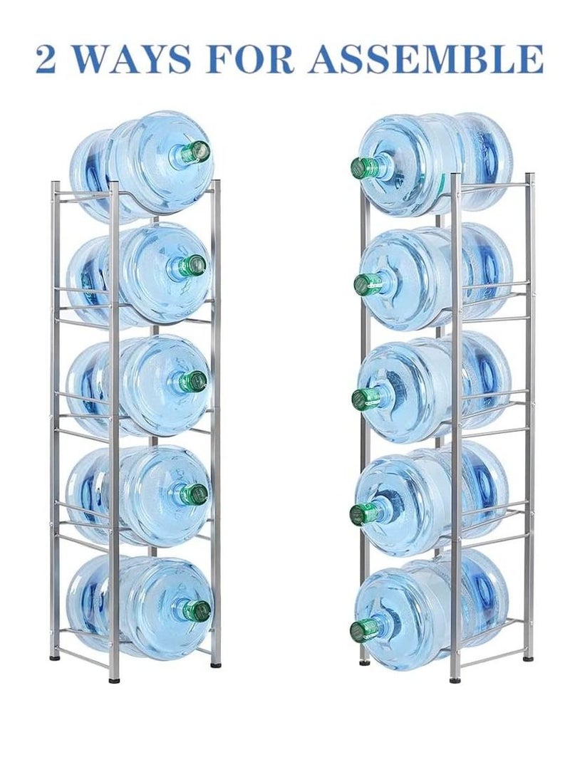 Water cooler Jug rack  bottles, 5 gallon water bottle storage rack heavy duty, with floor protection for home, office - Image 1