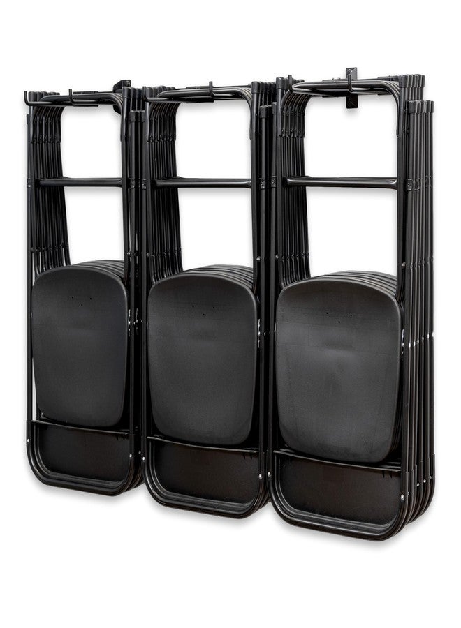 StoreYourBoard Chair Storage Rack Triple - Heavy Duty Folding Chair Rack for Home & Garage Organization, Holds 300 lbs, Chair Hangers for Folding, Patio, Beach & Camping Chairs - Image 1