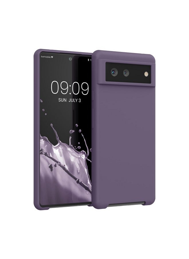 kwmobile kwmobile Case Compatible with Google Pixel 6 Case - TPU Silicone Phone Cover with Soft Finish - Pale Iris  - Image 1