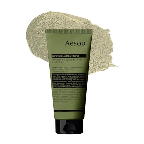 Aesop Geranium Leaf Exfoliating Body Scrub  Smooth Soft Hydrated Skin  62 oz  180mL