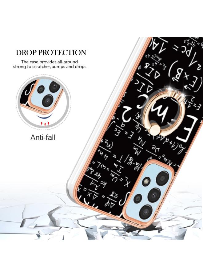 S-TOP Case For Samsung Galaxy A53 5G Electroplating Dual-side IMD Phone Case with Ring Holder - Image 4