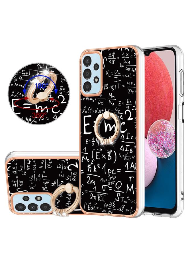 S-TOP Case For Samsung Galaxy A53 5G Electroplating Dual-side IMD Phone Case with Ring Holder - Image 1