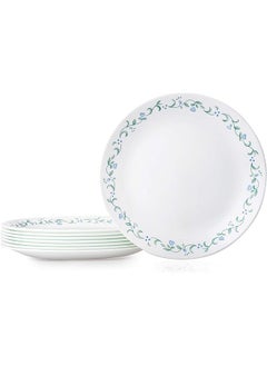 Corelle Vitrelle 8 Piece Dinner Plates Set Triple Layer Glass And Chip Resistant Lightweight Round Country Cottage  - Image 1