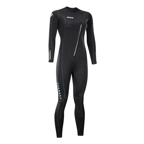ZCCO Ultra Stretch 3mm Neoprene Wetsuit, Front Zip Full Body Diving Suit, one Piece for Men & Women-Snorkeling, Scuba Diving Swimming, Surfing - Image 5
