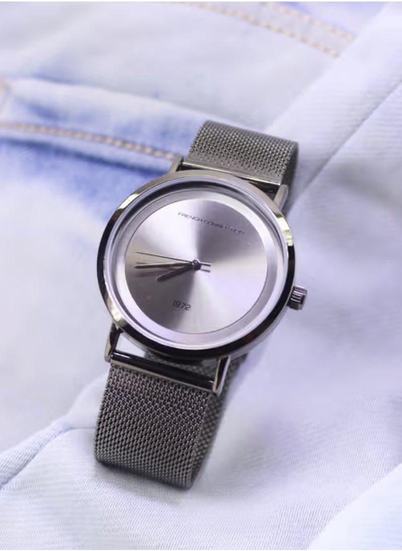 French Connection - Men Steel Bracelet Style Straps Analogue Watch FCN00043E - Image 1