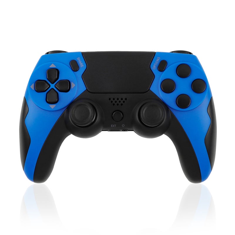 Cross-border P4 game handle Bluetooth wireless computer game handle black myth Wukong vibration six-axis ps4 handle Blue black