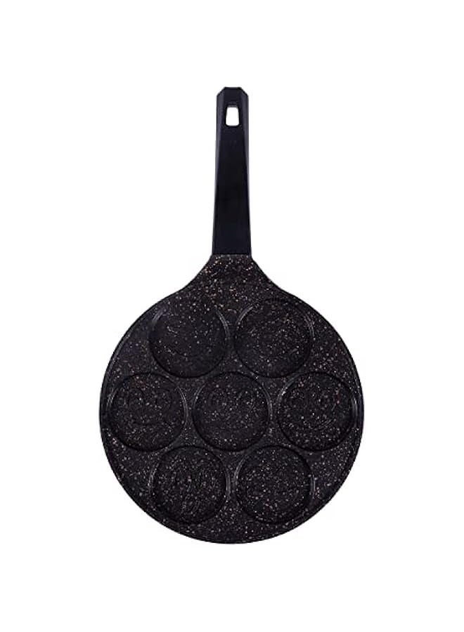 Mini Pancake Pan, Non Stick Pancake Pan for Stove Top with Aluminum Casting and Granite Coating, PFOA-APEO Free, Non-Stick Pan - Image 2