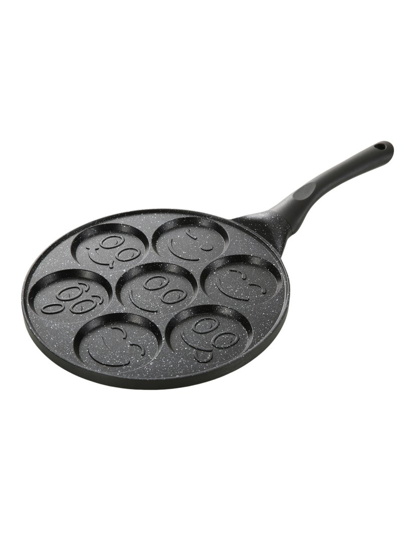 Mini Pancake Pan, Non Stick Pancake Pan for Stove Top with Aluminum Casting and Granite Coating, PFOA-APEO Free, Non-Stick Pan - Image 1