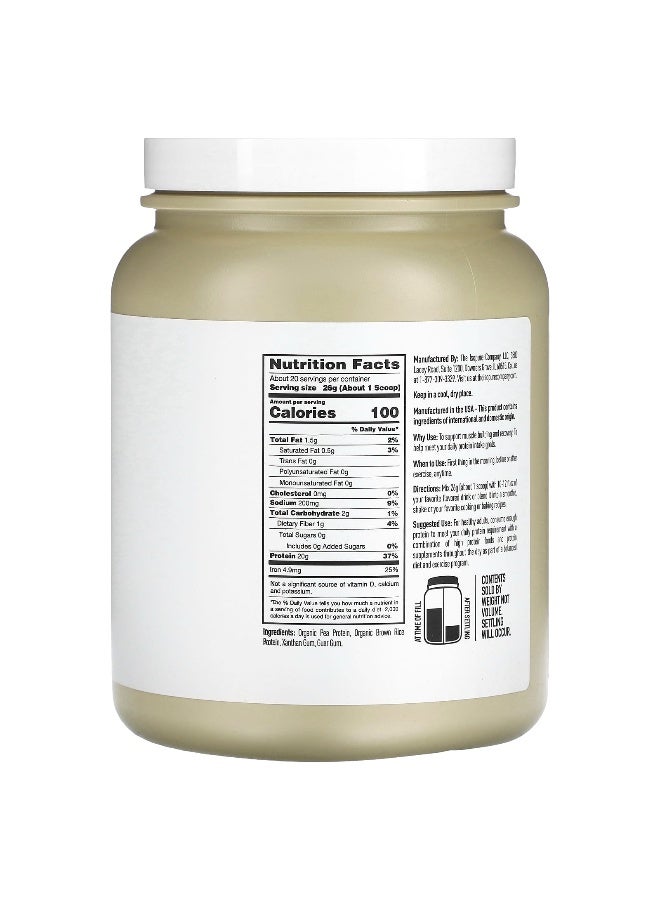 Isopure أيزوبور، مسحوق بروتين نباتي، بدون نكهة، 1.15 رطل (521 جرام) - Image 2