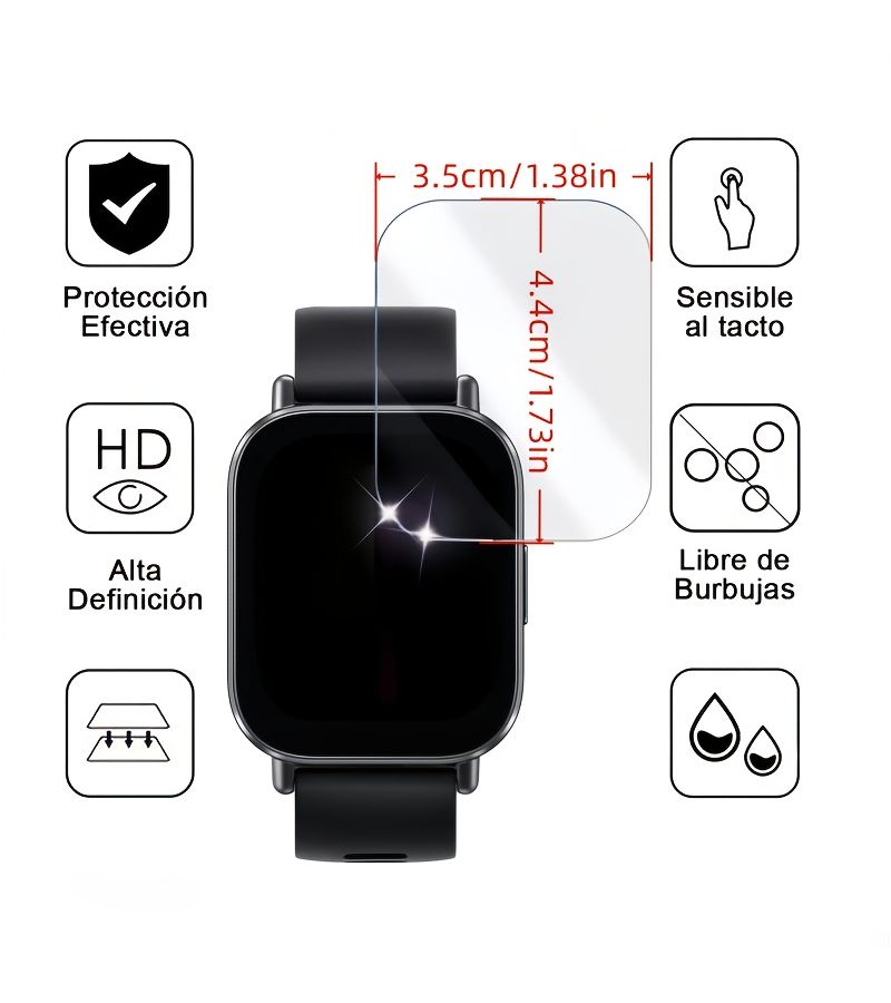 For Xiaomi 6Pcs Tempered Glass Screen Protector 9H Hardness Anti Fingerprint HD Clear - Image 2