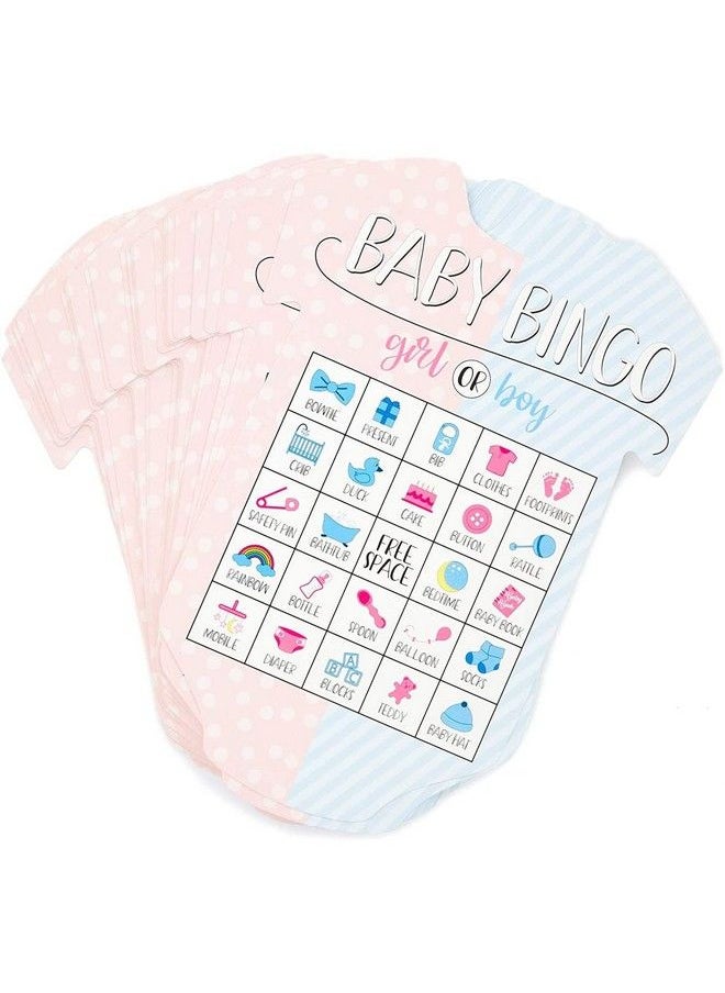 Blue Panda - Gender Reveal Bingo Game Set Party Supplies (38 Pieces) - Image 1