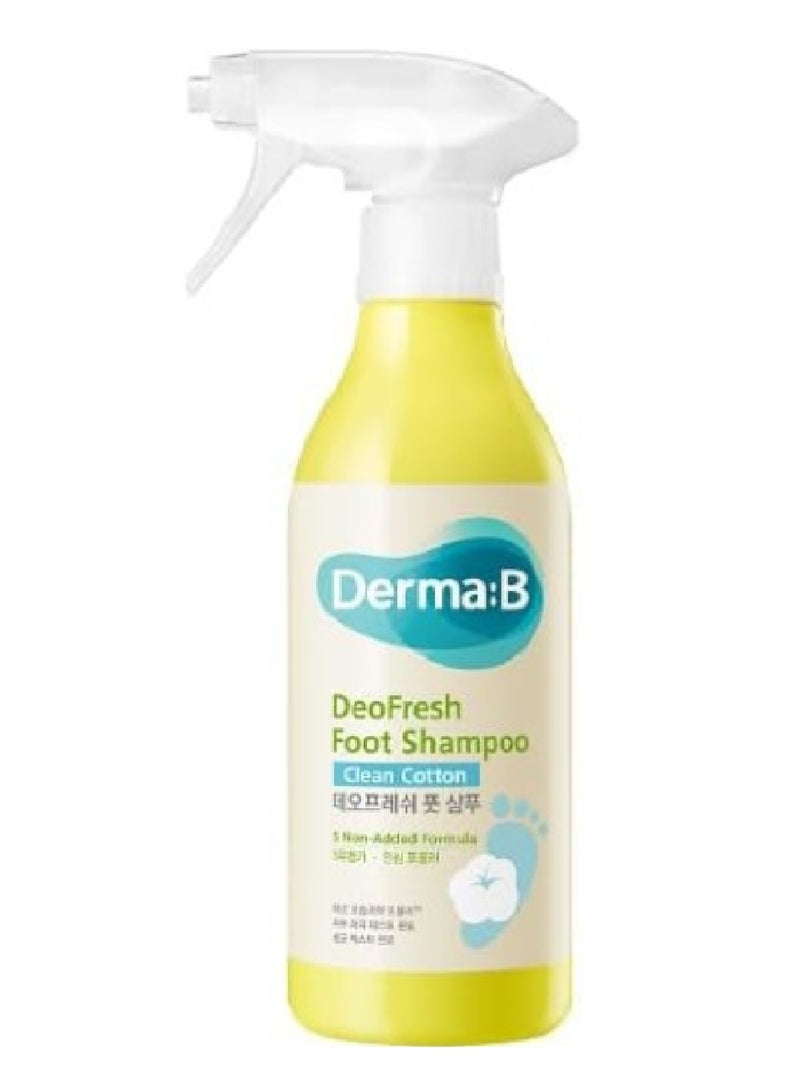 derma b Derma:B DeoFresh Foot Shampoom Clean cotton 400ml 