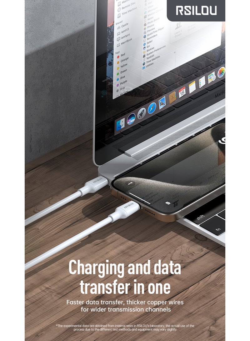 rsilou Type-C to Type-C Fast Charging Data Cable (120cm) - Image 1