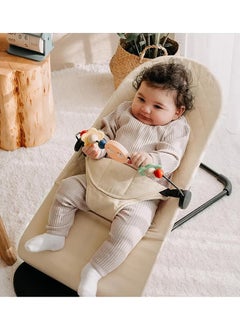 Portable Newborn Baby Balance Chair Rocker With 3-Point Harness, Beige - pzsku/ZB31EA20AD9661F391FFEZ/45/_/1726144972/d79d5f95-27d9-4658-a7b3-a7dffbd1413a