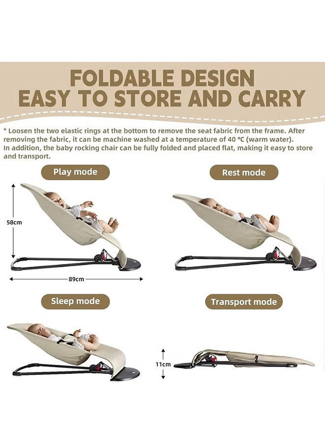جونيوك كرسي هزاز متوازن بحجم محمول للأطفال حديثي الولادة - Image 3