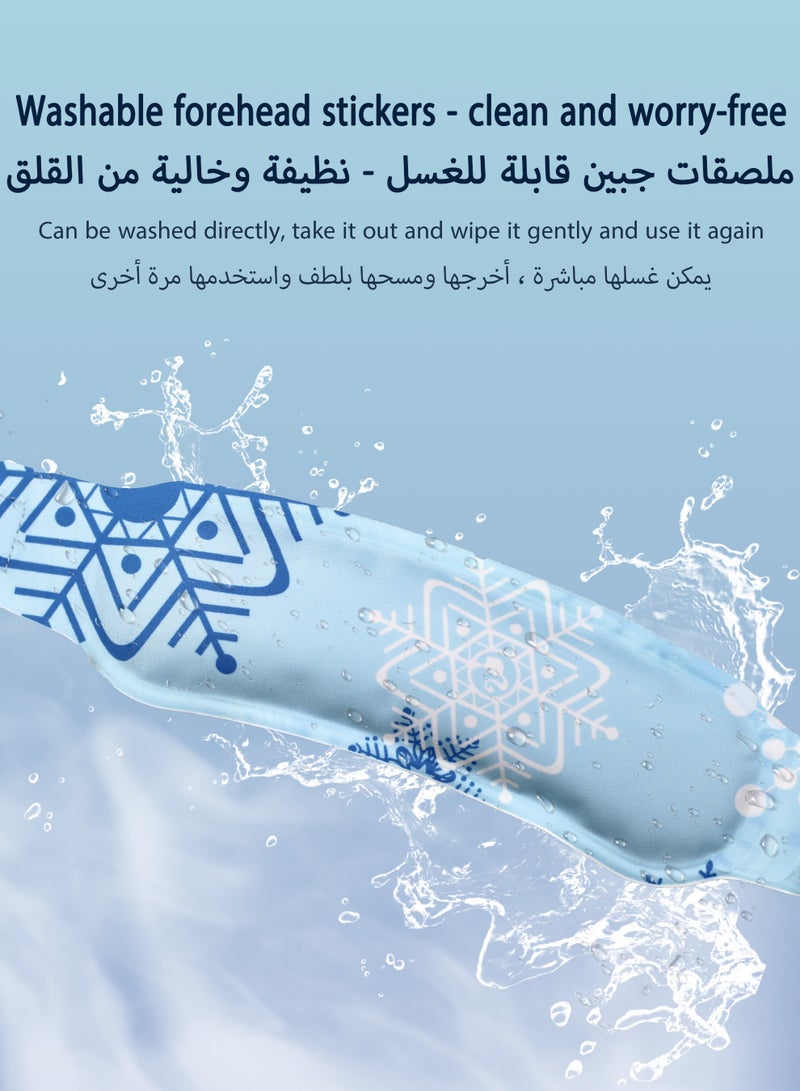 Cooling Forehead Patch - Room Temperature Use, Gentle Cooling - Washable & Eco-Friendly - Image 5