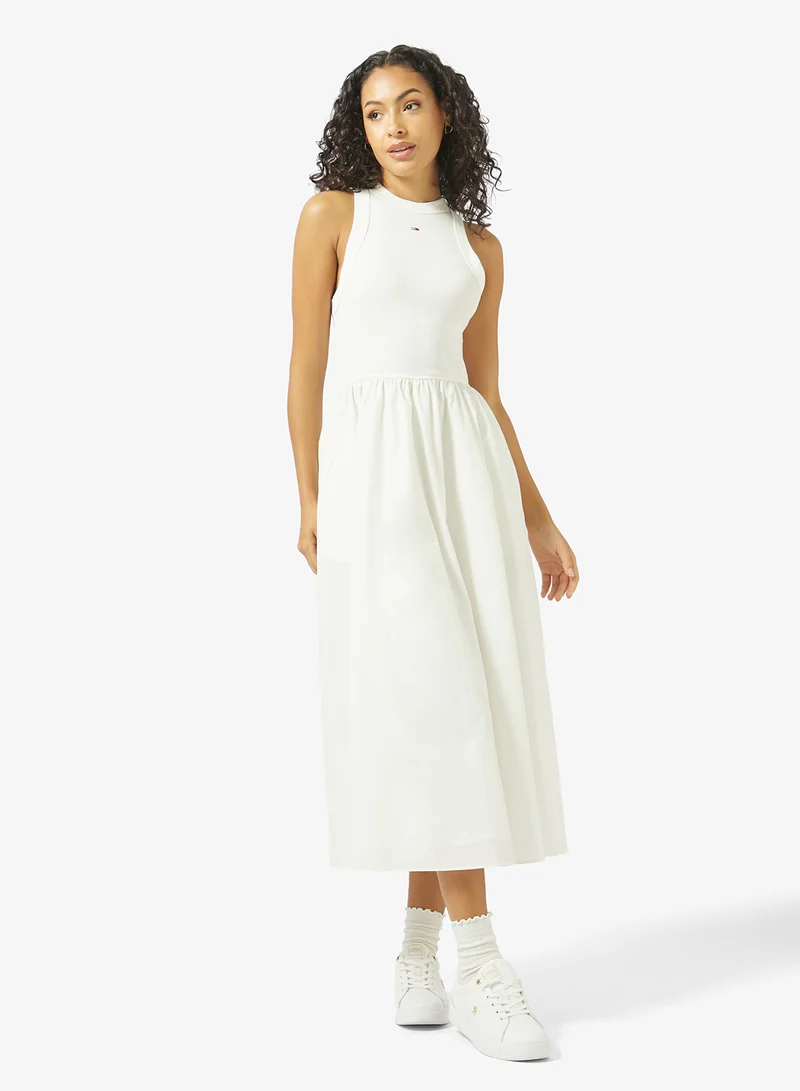 Casual  Rib Poplin Tank  Ext