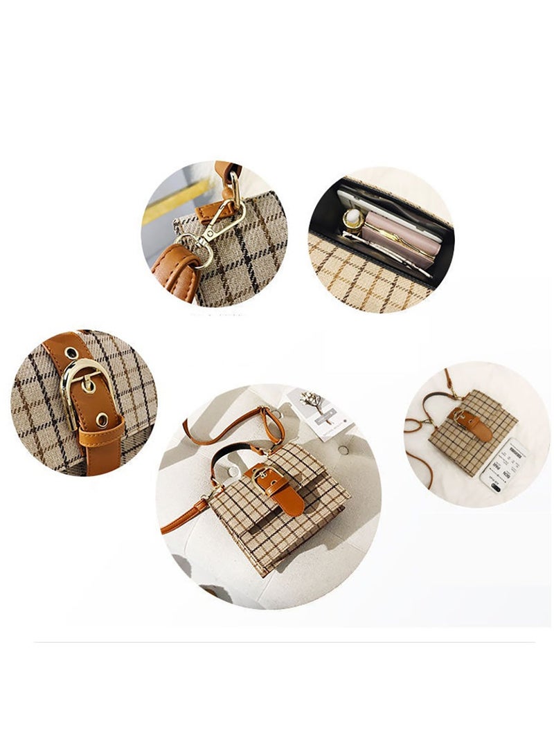 NIBEMINENT British Style Crossbody Handbag Multicolour - Image 2