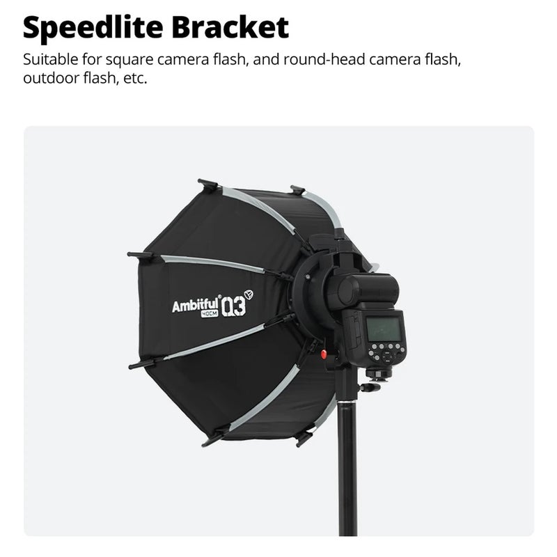 أمبيتيفول صندوق إضاءة ناعم Ambitful, 40cm With Grid - Image 4