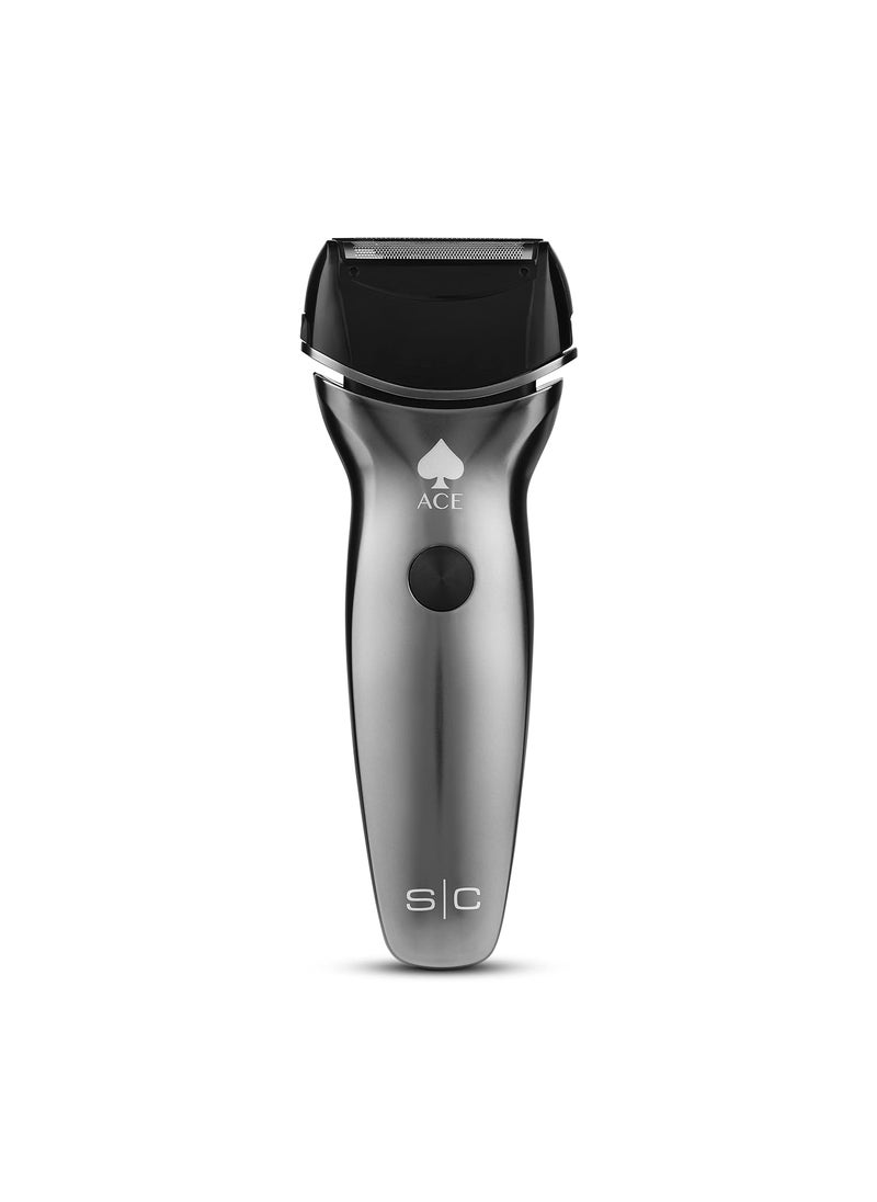 Stylecraft StyleCraft Ace Mens Electric Cordless WetDry Shaver with Precision Foil Shaver Triple Shave System with LCD Display Smart Contour 