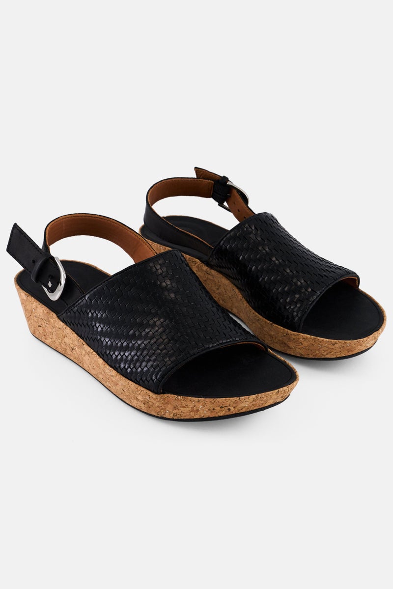 FitFlop Women Bali Back Adjustable Sandals, Black - Image 1