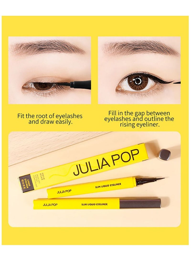 جوليا بوب محدد عيون سائل - محدد عيون سائل رفيع ناعم برايت آيز - Image 5