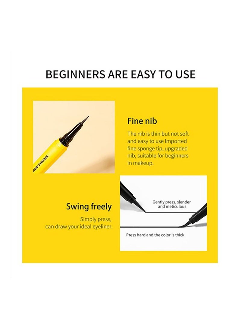 جوليا بوب محدد عيون سائل - محدد عيون سائل رفيع ناعم برايت آيز - Image 4