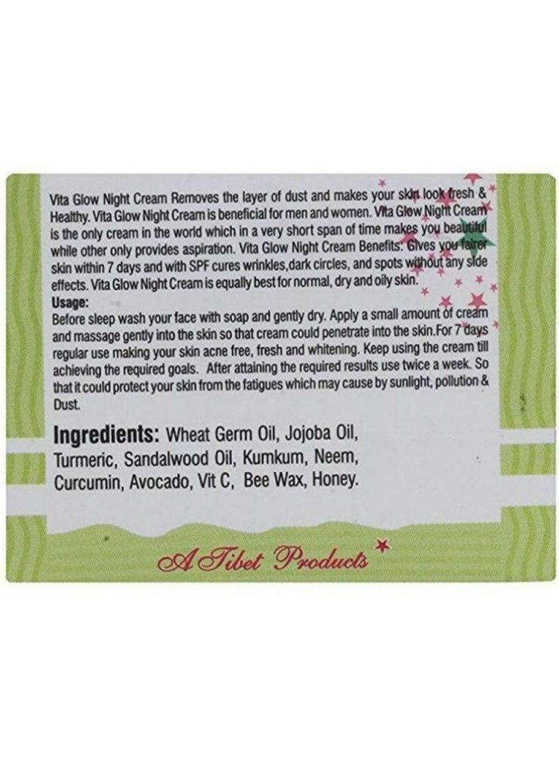 GIMA Vita Glow Skin Whitening And Fairness Night Cream - 30 Grams - Image 3