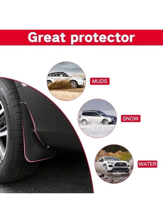 Generic 4pcs Mud Flaps, Mudguards Front and Rear Splash Guards Compatible With Jetour T2 2023 2024 Traveller (Jetour T1/T2 Mud Flaps)  - Image 5