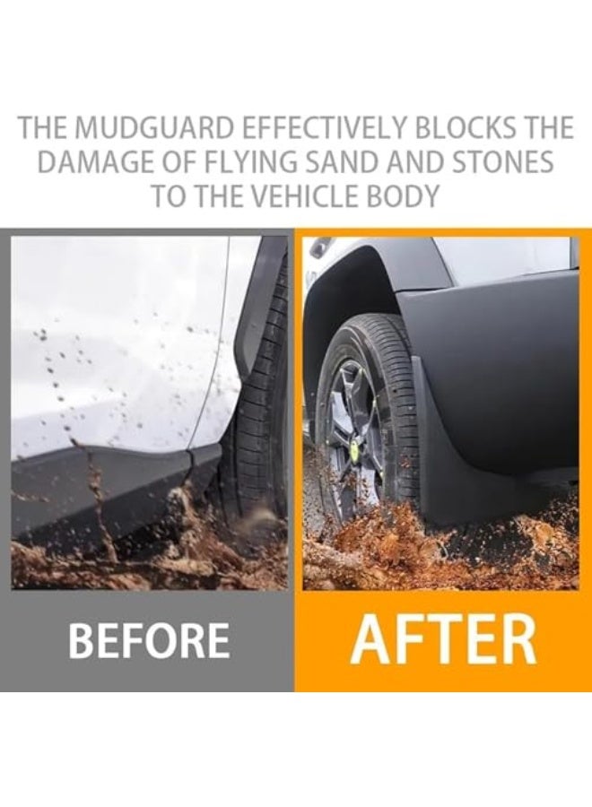 Generic 4pcs Mud Flaps, Mudguards Front and Rear Splash Guards Compatible With Jetour T2 2023 2024 Traveller (Jetour T1/T2 Mud Flaps)  - Image 3