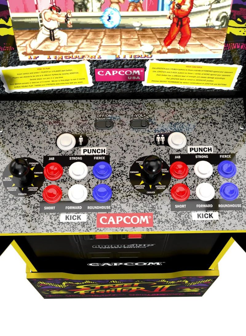 أركايد1أب Arcade1Up Capcom Street Fighter II Legacy Edition ماكينة الأركيد - Image 5