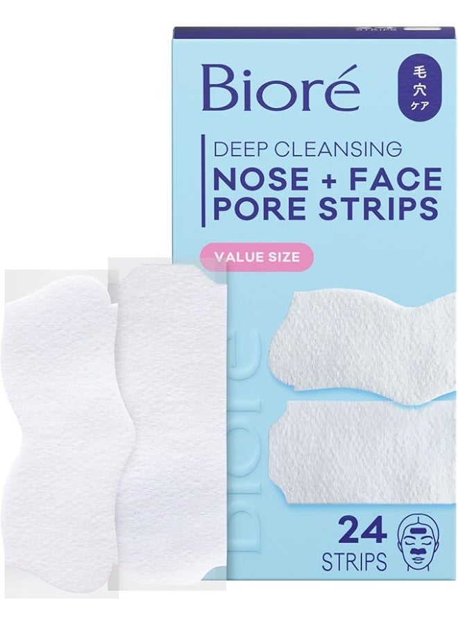 Biore Deep Cleansing Pore Strips, 24 Count - Image 1