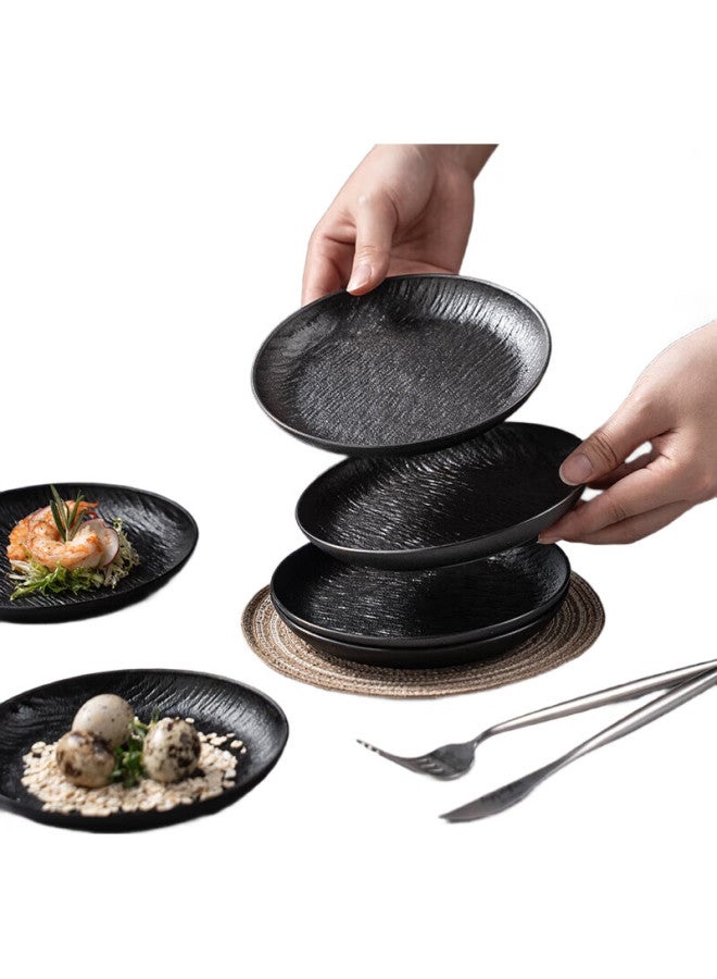 Caizhi Bone Disposal Plate, Household Dish, Snack Plate, Fruit Plate, Dining Table Garbage Dish, Bone And Food Waste Storage, Plastic Plate Cz6993 - Image 1
