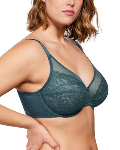 HSIA Minimizer Bras for Women Enchante Full Coverage Underwire Bras Plus Size Lifting Floral Lace Bra for Heavy Breast - Image 2