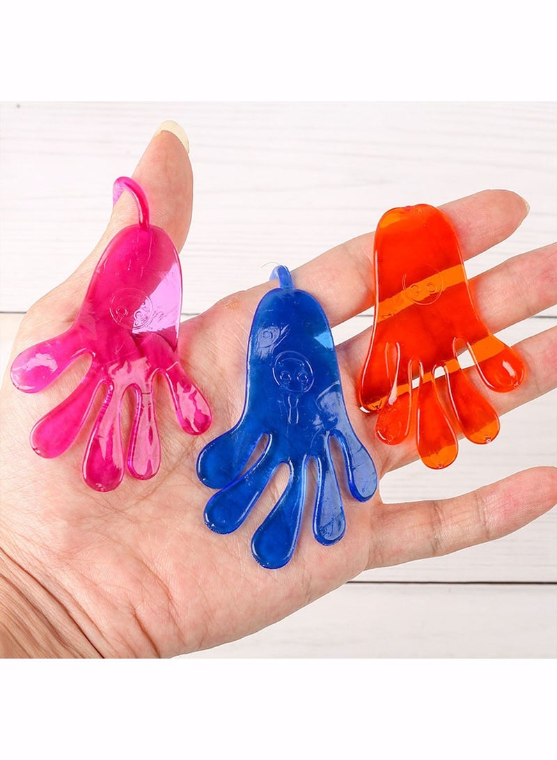 20 PCS Sticky Hands, Sticky Finger, Kids' Party Favor Sets, Fun Toys, Party Favors, Wacky Fun Stretchy Sticky Hands, Party Favors, Birthday Parties Articles, Toys for Sensory Kids - Image 3
