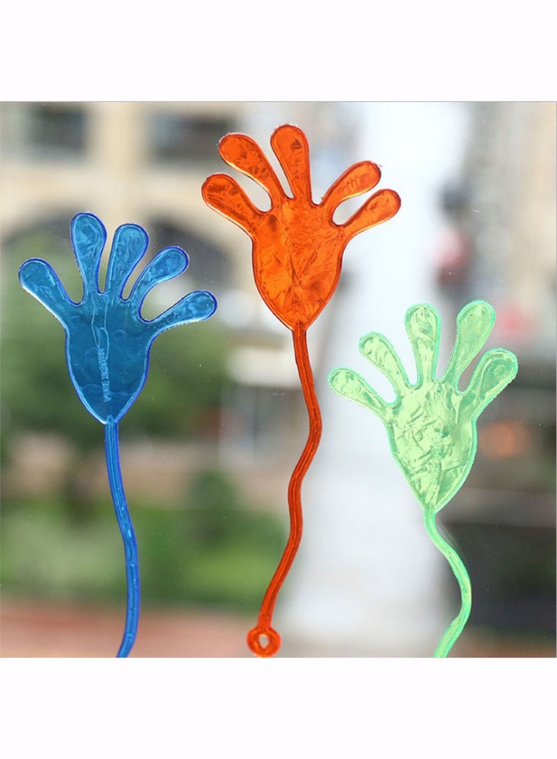 20 PCS Sticky Hands, Sticky Finger, Kids' Party Favor Sets, Fun Toys, Party Favors, Wacky Fun Stretchy Sticky Hands, Party Favors, Birthday Parties Articles, Toys for Sensory Kids - Image 4