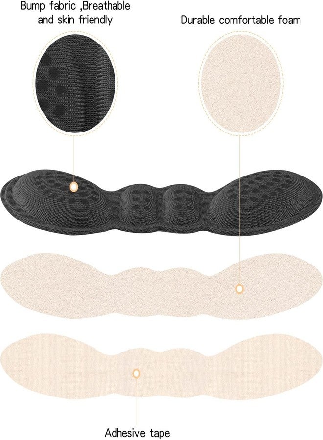 MINNESOTA Self-Adhesive Heel Grip Liner Cushion Inserts for Loose Shoes Foam Material, Foot Care Protector Grips Liners, Filler Improved Shoe Fit and Comfort For Men & Women - Pack Of 1 Pair - Black - Image 4