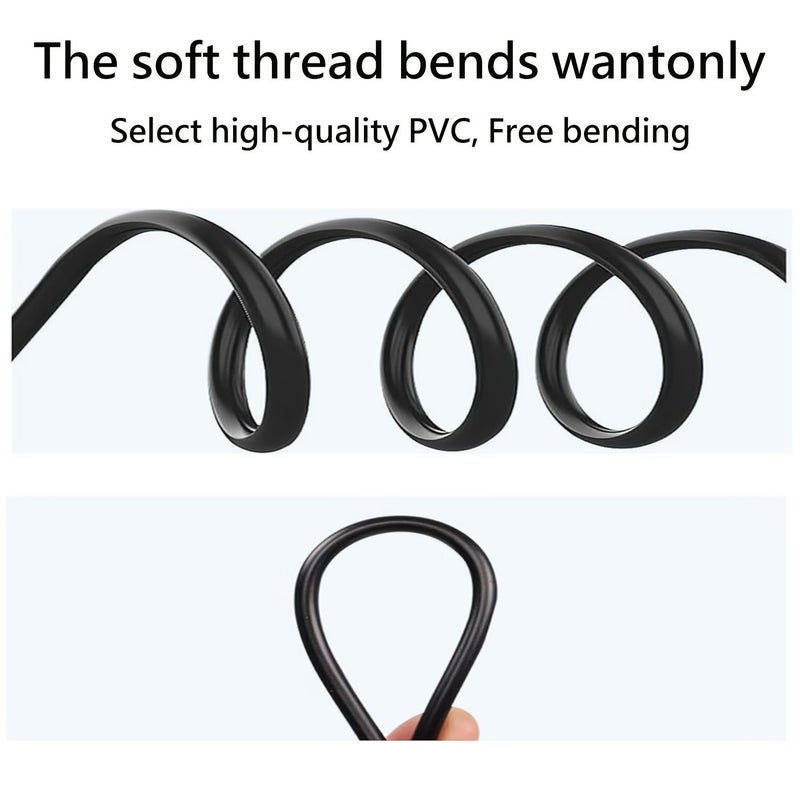 USB ON Off Switch Extension Cable with Male Plug and 2 Wire Power Cord 1.5m 4.9ft 2 Pack for DIY USB Fans LED Desk Lamps Drive Recorders Compatible with 5V 12V 24V Devices Switch Controlled No Data Transfer - Image 3