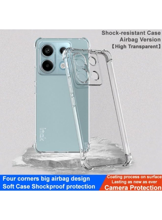Xiaomi Redmi Note 13 Pro 5G Case Clear Back Air Cushion Soft Silicone Shockproof  Anti-Scratch Protective Bumper Corner Shell - Image 4