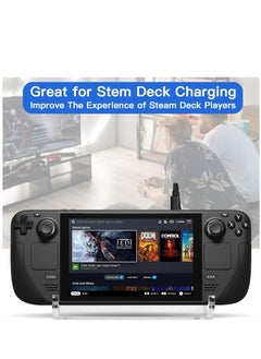Excefore Stand Base for Steam Deck/ROG Ally, Acrylic Display Holder Compatible with Nintendo Switch/Switch Lite/Switch OLED Game Console, Phone, Tablet and Keyboard  - Image 2