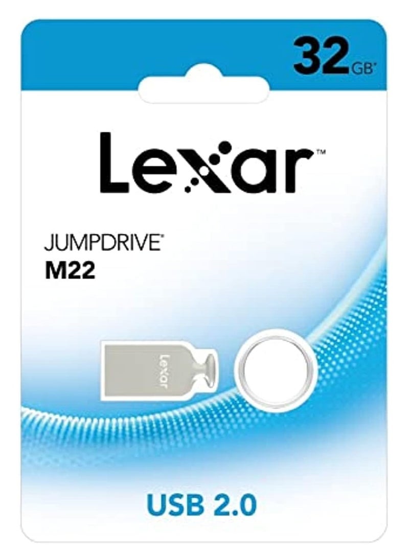 Lexar 10 Pieces of M22 USB 2.0 32GB Flash Drive, Silver  - Image 3