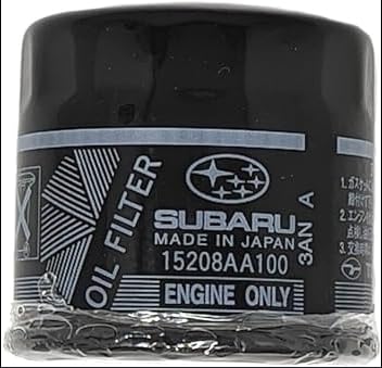 Genuine Subaru 15208AA12A Oil Filter 1 Pack