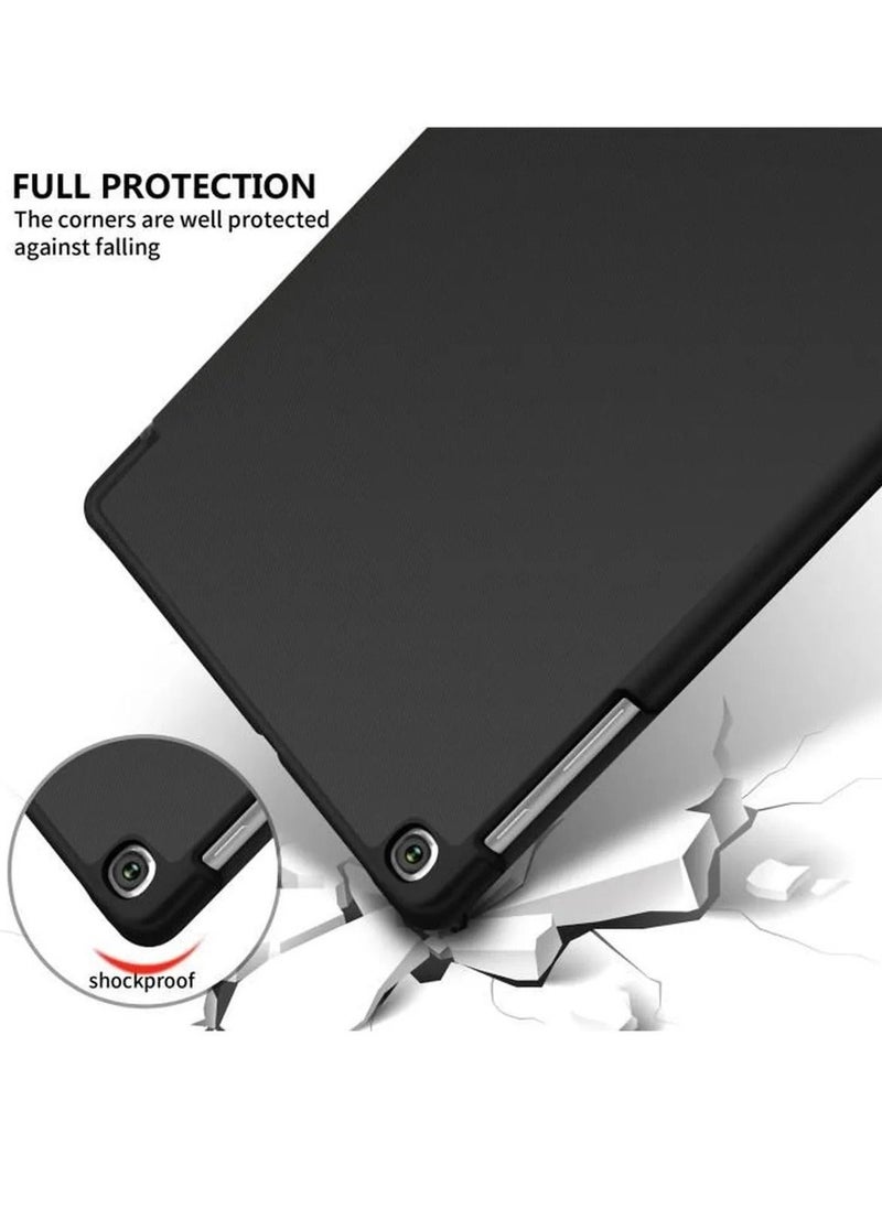 ELTRAZONE for Huawei Matepad T10s Case Stand Folio Cover 10.1 inch (2020) Trifold Slim Protective Leather Smart Case - Image 3