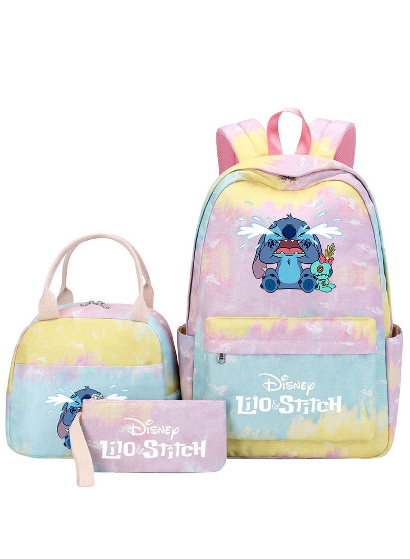 STITCH Stitch Printed Three Piece Set Backpack 