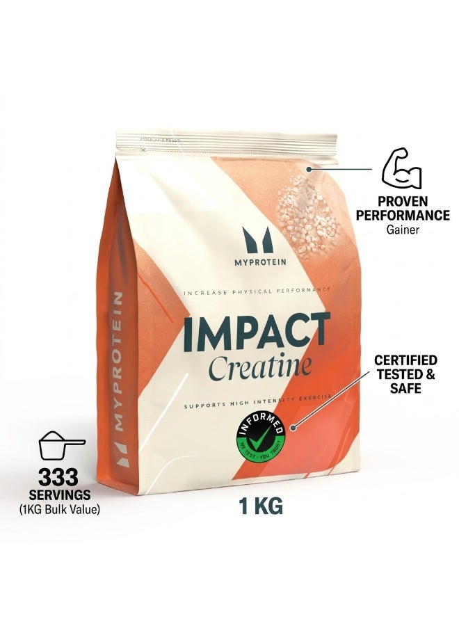 Myprotein Impact Creatine Monohydrate Unflavoured 1 kg  "make the most of your training" - Image 1