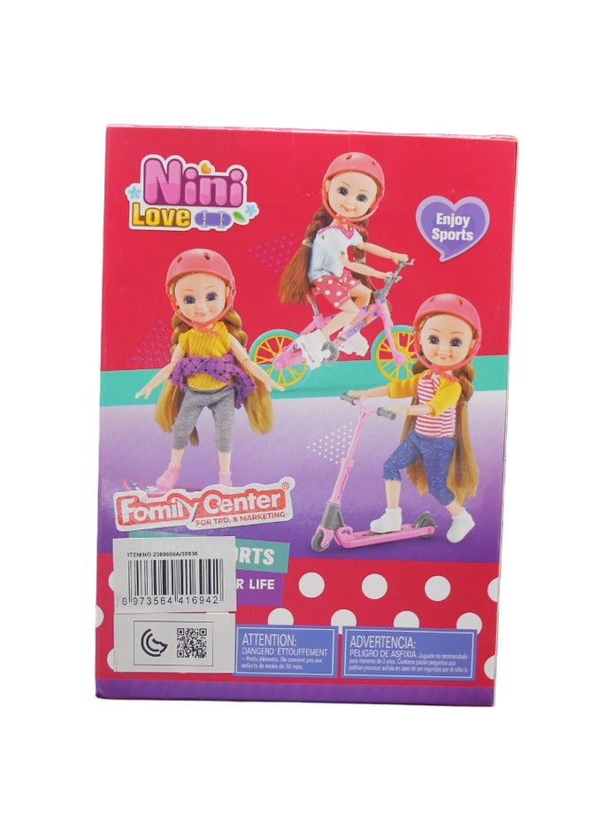 نيني دمية نيني لوف الرياضية مع والاكسسوارات 31-2389956C - Image 2