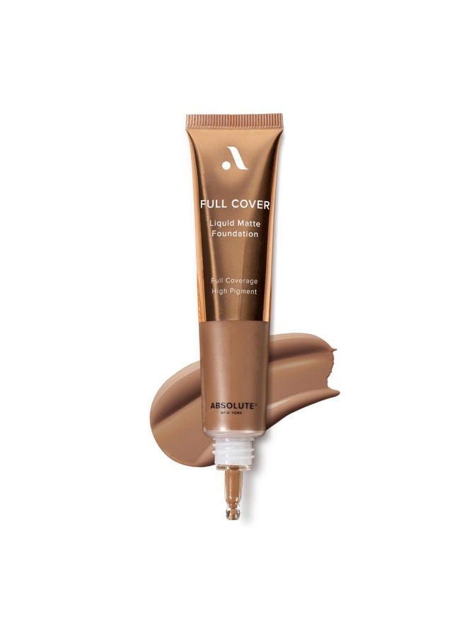 Absolute New York Full Cover Liquid Matte Foundation (Neutral Maple) - Image 1