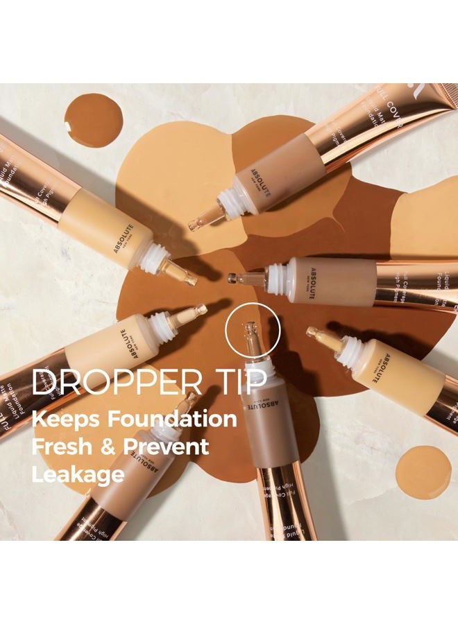 Absolute New York Full Cover Liquid Matte Foundation (Neutral Maple) - Image 4