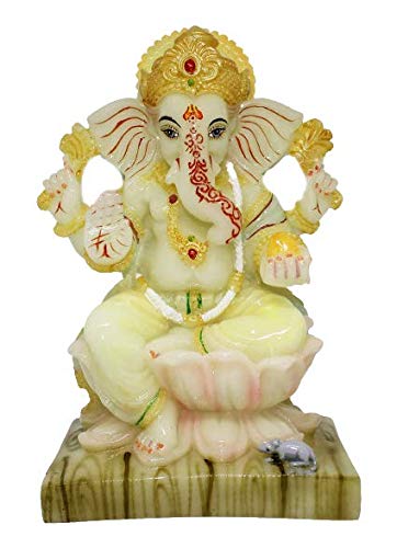 Sai Amrut S A Gifts Sai Amrut Lord Ganpati Glowing Radium Ganesh Idol - Image 1