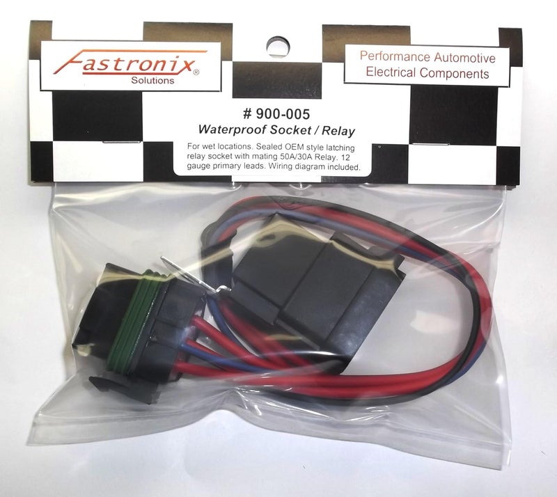 Fastronix Solutions 50/30 Amp Weatherproof Automotive Relay and Socket Kit - Image 2